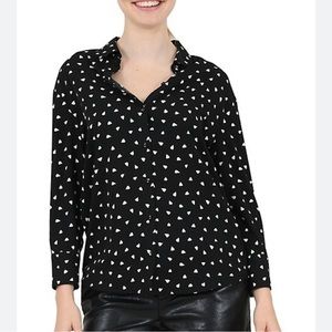Molly Bracken Baby Heart Blouse . 🖤